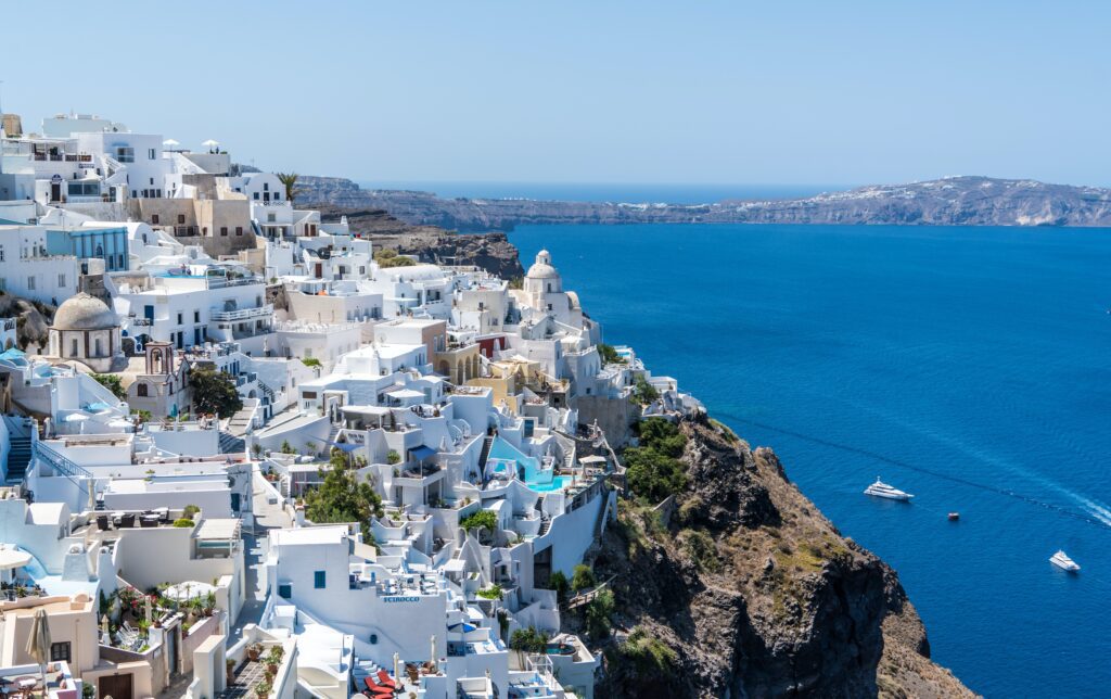 Santorini, Greece-exotic tourist destinations