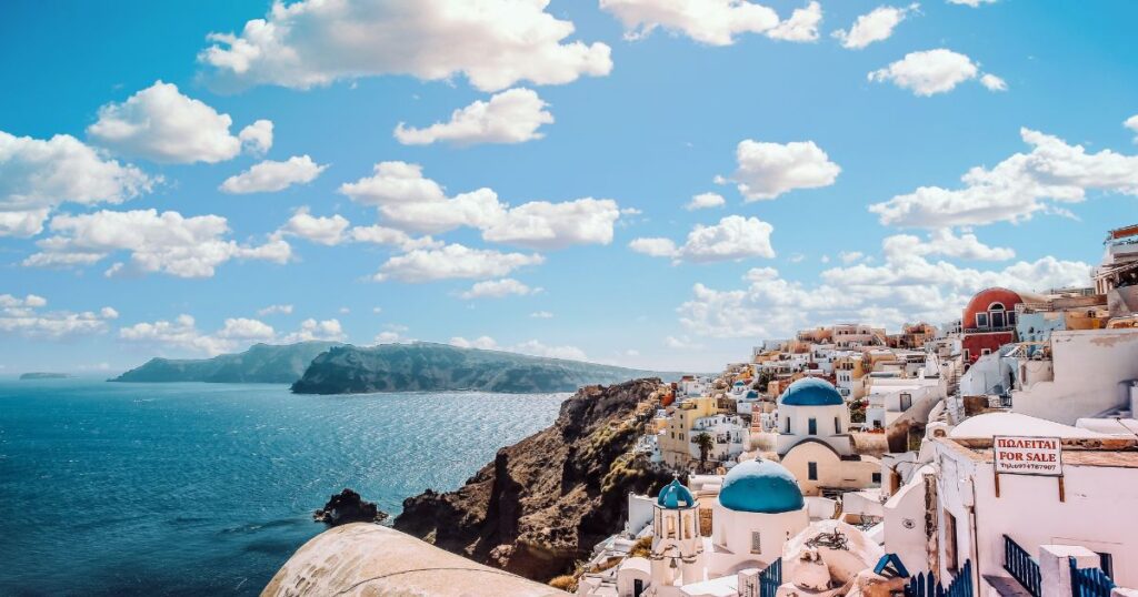 Santorini, Greece - the best places to visit in europe