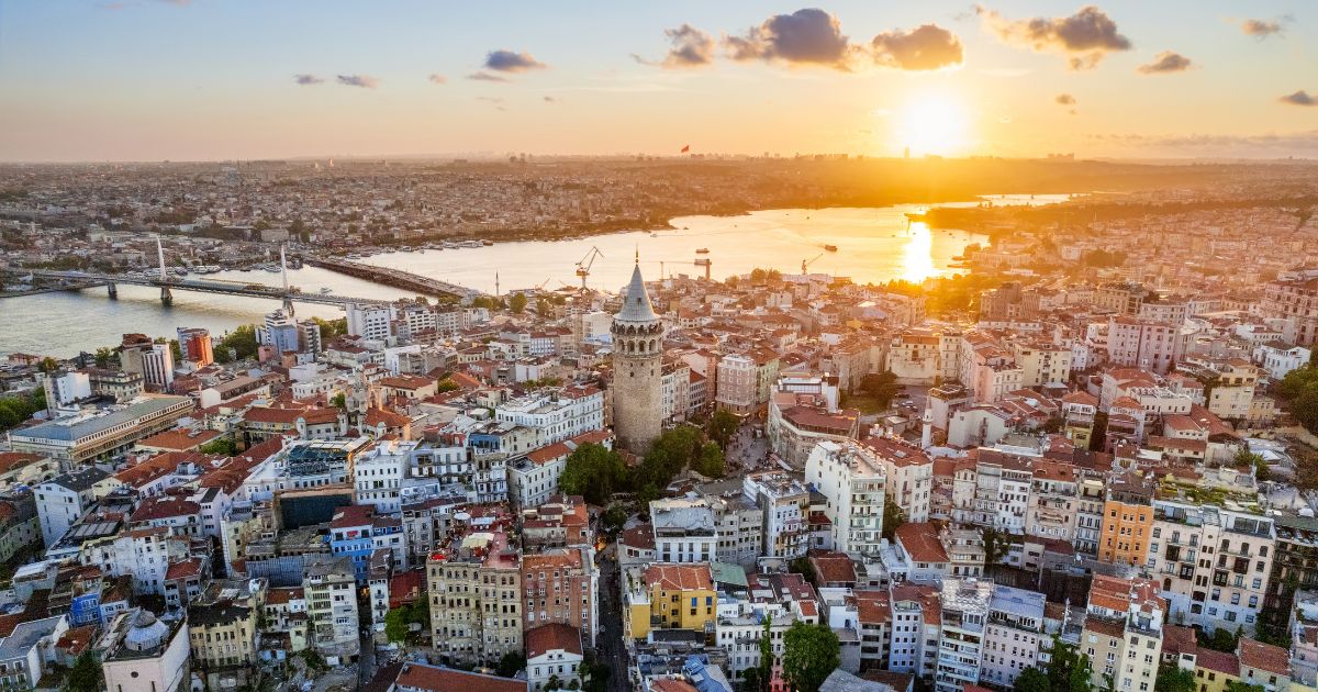 Sunset beauty of turkey